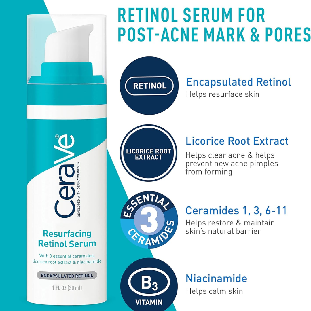 CeraVe Skin Care Set for Acne and Breakouts Treatment