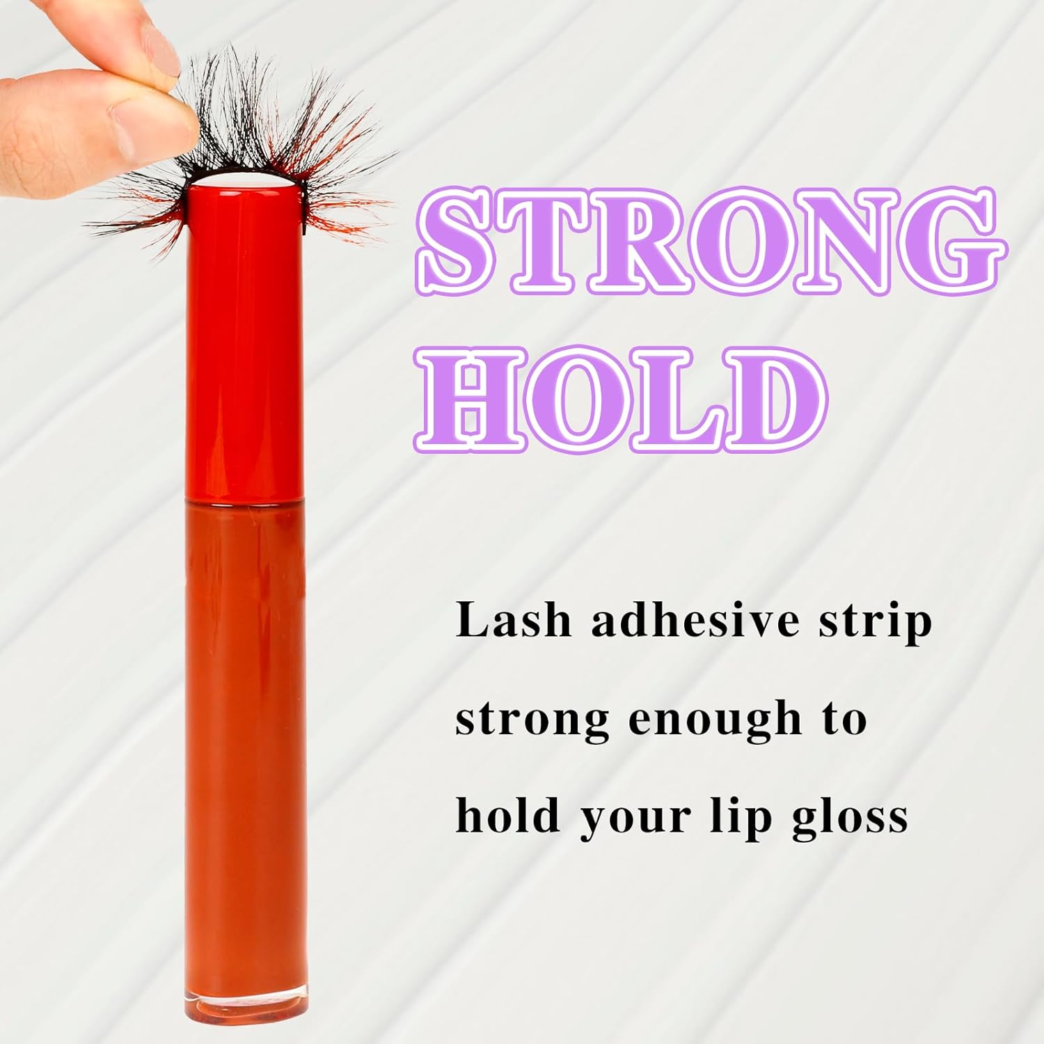 40pcs Self Adhesive Lash Strips For Fake Eyelashes, No Glue Needed, Waterproof, Reusable & Lasting Stickiness