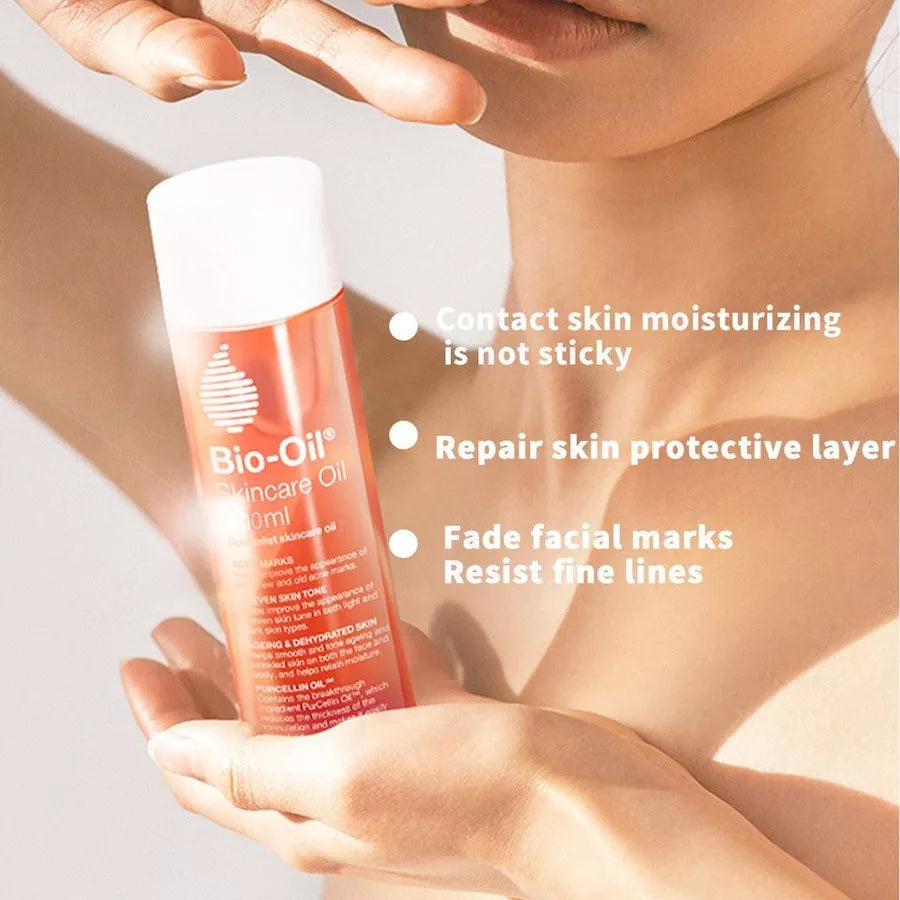Bio-Oil Skincare Oil Stretch Marks Acne/Pimple Scar/Old/Scars Remover Removal Ageing Skin 200ML