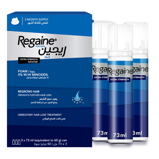 Regaine Foam 5% For Men Hair Regrowth Treatment 3 x 73ml (3-Month Supply)