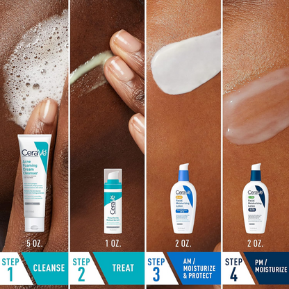 CeraVe Skin Care Set for Acne and Breakouts Treatment