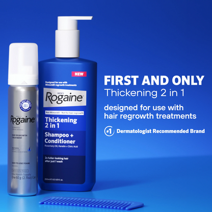 Rogaine Men's  Hair Thickening 2 in 1 Shampoo + Conditioner