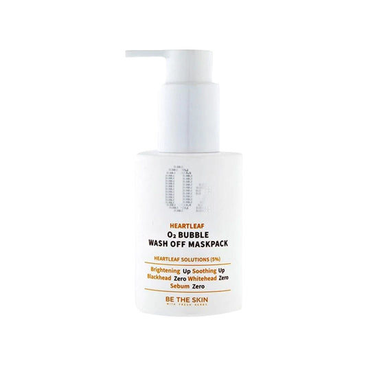 BE THE SKIN Heartleaf O2 Bubble wash off maskpack 120g