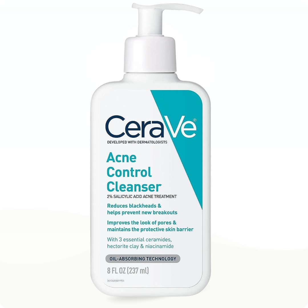 CeraVe Acne Control Cleanser 2% Salicylic Acid Treatment - Modarak UAE