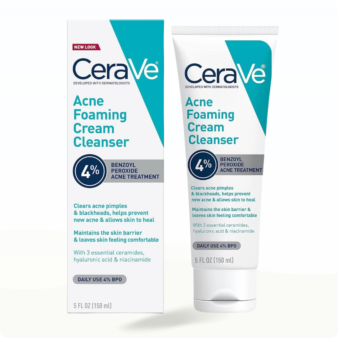 CeraVe Acne Foaming Cream Cleanser - Modarak UAE