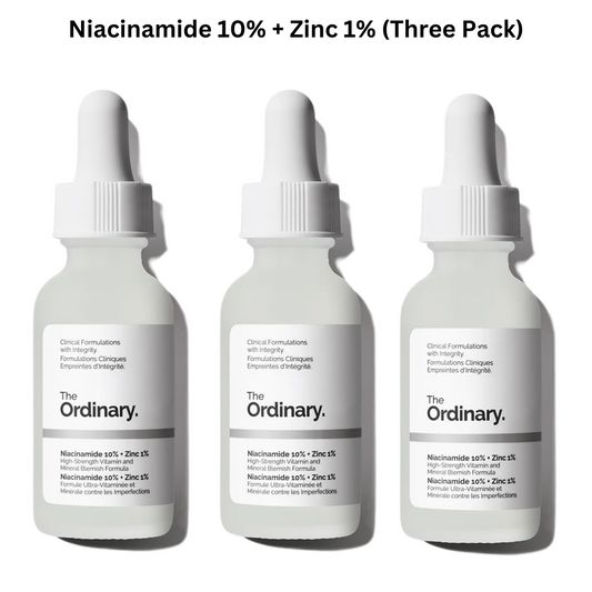 Niacinamide 10% + Zinc 1% Serum (3 Pack)