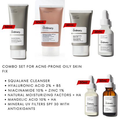 Science-Backed Combo Set for Oily, Acne-Prone Skin: The Best Ingredients You Need! - Modarak Qatar