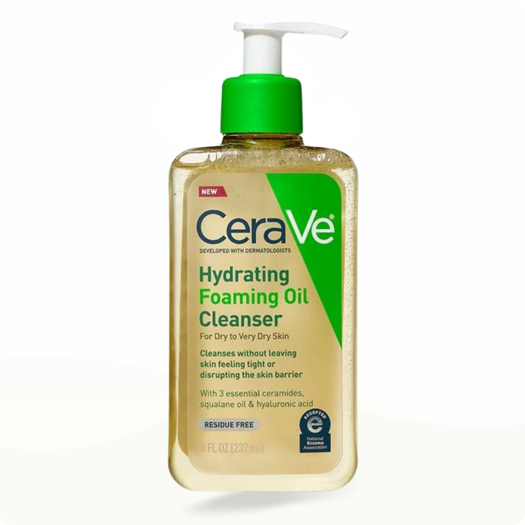 Cerave Hydrating Foaming Oil Cleanser for Dry to Very Dry Skin - Modarak UAE