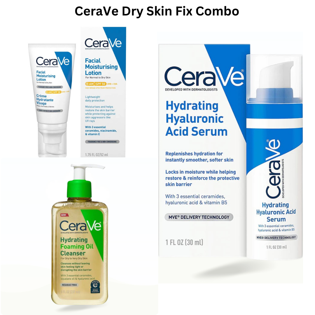 CeraVe Dry Skin Fix Combo