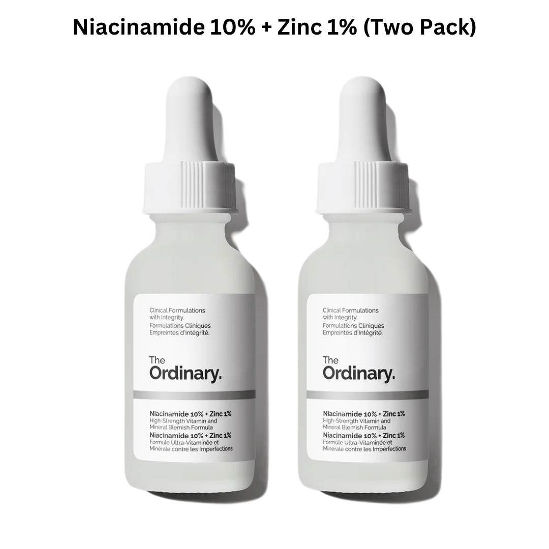 Niacinamide 10% + Zinc 1% (Two Pack)