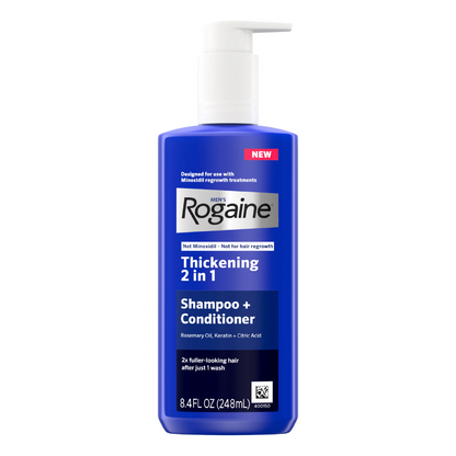 Rogaine Men's  Hair Thickening 2 in 1 Shampoo + Conditioner