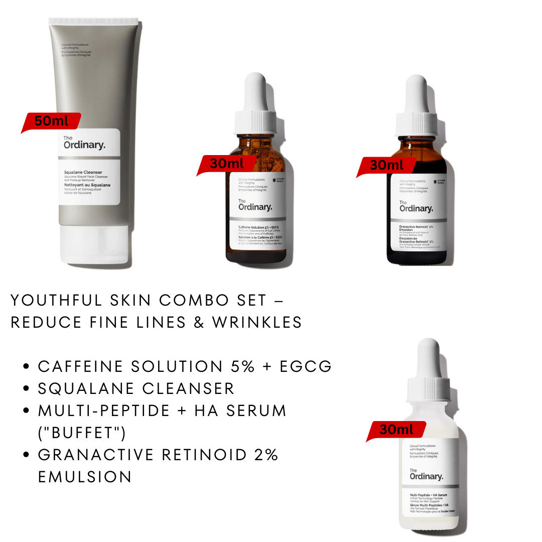 Youthful Skin Combo Set – Reduce Fine Lines & Wrinkles - Modarak UAE